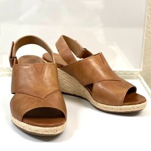 Vionic Tulum Zamar Toffee Espadrille BRAND NEW